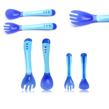 Soft Head Silicone Rubber Spoon for Baby Feeding